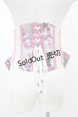 画像2: Qutie Frash / リボン帯コルセット  ピンク H-25-03-15-1005-QU-ZA-KB-ZH