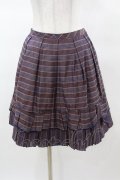 Jane Marple / ヴィンテージストライプのリボンスカート M ワイン H-25-03-15-1035-JM-SK-KB-ZH