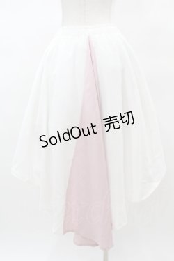 画像2: Qutie Frash / 和柄プリーツスカート  ピンク H-25-03-15-1036-QU-SK-KB-ZH