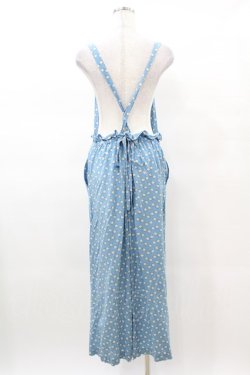 画像2: Jane Marple Dans Le Salon / Lily of the valleyサロペットパンツ  ブルーグレー H-25-03-15-1038-JM-PA-KB-ZH