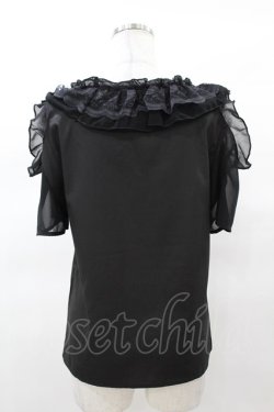 画像2: MR corset / レースフリルトップス  黒 H-25-03-15-1041-PU-TO-KB-ZH