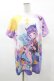 画像1: LISTEN FLAVOR / 月夜の薔薇のパンク少女コラボカットソー   H-25-03-15-1045-PU-TO-KB-ZH (1)