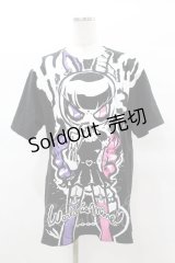 HYPER CORE / 承認欲求がぁるTシャツ  黒 H-25-03-15-1046-PU-TO-KB-ZH
