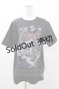 HYPER CORE / 椎名ひかり×HYPER COREコラボTシャツ  黒 H-25-03-15-1047-PU-TO-KB-ZH