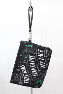 画像1: KILL STAR / Toiletry bag  黒 H-25-03-15-1008-SL-BG-KB-ZH