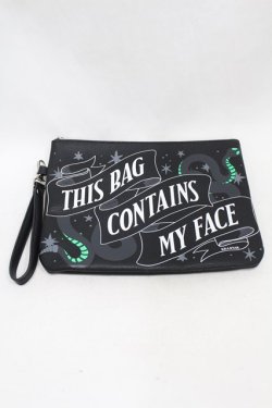 画像2: KILL STAR / Toiletry bag  黒 H-25-03-15-1008-SL-BG-KB-ZH