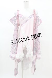 Qutie Frash / オフショル着物カーディガン  ピンク H-25-03-15-1010-QU-TO-KB-ZH
