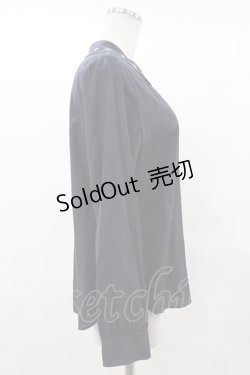 画像3: Jane Marple / Royalモチーフエンブロイダリーブラウス  ネイビー H-25-03-15-1013-JM-BL-KB-ZH