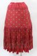画像2: Jane Marple Dans Le Salon / Granny’s buttons tiered skirt  ローズ H-25-03-15-1021-JM-SK-KB-ZH (2)