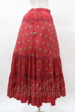 画像3: Jane Marple Dans Le Salon / Granny’s buttons tiered skirt  ローズ H-25-03-15-1021-JM-SK-KB-ZH