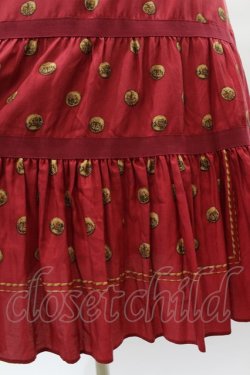 画像4: Jane Marple Dans Le Salon / Granny’s buttons tiered skirt  ローズ H-25-03-15-1021-JM-SK-KB-ZH