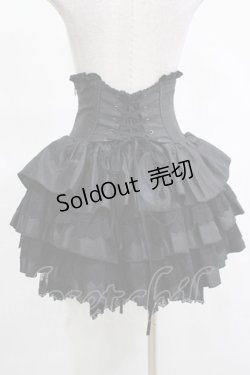 画像4: ATELIER PIERROT / ミニコルセットスカート  ブラック H-25-03-15-053-EL-SK-KB-ZH