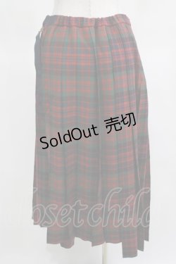 画像4: Jane Marple Dans Le Salon / Tartan check wrapped pants  グリーン×レッド H-25-03-15-056-JM-PA-KB-ZH