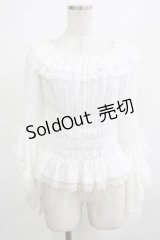 Vallee lys / Blossom Breeze Blouse  ホワイト H-25-03-15-060-GO-BL-KB-ZH