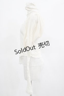 画像2: alice auaa / 楊柳切替カットソー 3（約9号） クリーム H-25-03-15-062-AA-TO-KB-ZH