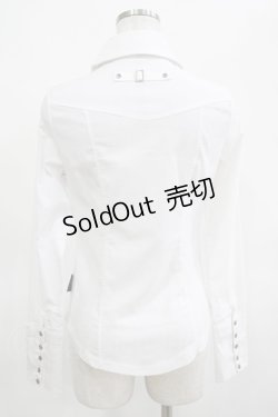 画像3: Ozz Croce / 刺繍ピンタックブラウス  白 H-25-03-15-067-OO-BL-KB-ZH