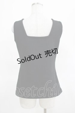 画像3: Na+H / hmカットソーセット(パフスリーブ)  黒 H-25-03-15-070-PU-TO-KB-ZH