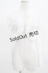 ATELIER PIERROT / レース2Wayボレロ  白 H-25-03-15-073-EL-TO-KB-ZH
