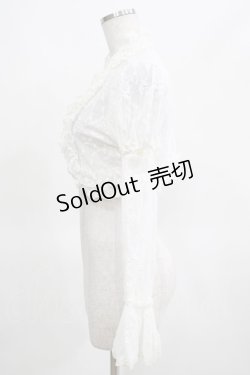 画像2: ATELIER PIERROT / レース2Wayボレロ  白 H-25-03-15-073-EL-TO-KB-ZH