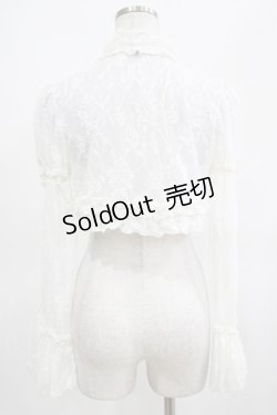 画像3: ATELIER PIERROT / レース2Wayボレロ  白 H-25-03-15-073-EL-TO-KB-ZH