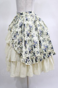 画像3: ATELIER PIERROT / フロントバッスル・ガーデンスカート  オフ H-25-03-15-009-EL-SK-KB-ZH