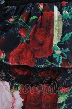 画像4: Triple fortune / 薔薇3段ティアードワンピース  ブラック H-25-03-15-001-EL-OP-KB-ZH