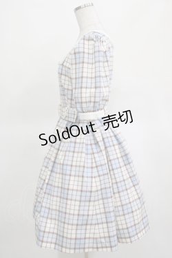 画像2: MILK / GIRL POPSワンピース  サックスチェック H-25-03-15-010-ML-OP-KB-ZH