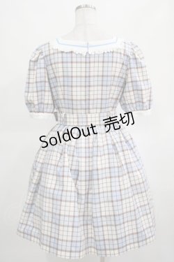 画像3: MILK / GIRL POPSワンピース  サックスチェック H-25-03-15-010-ML-OP-KB-ZH
