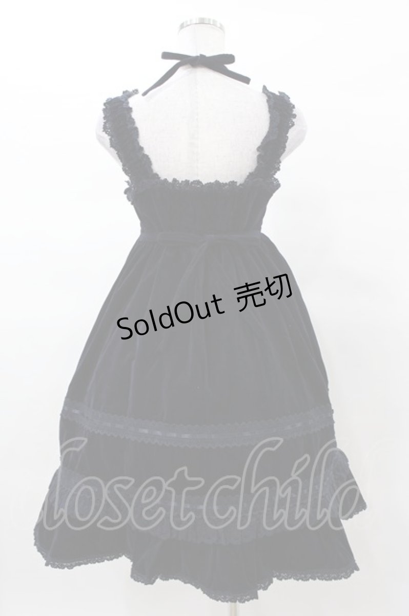 画像2: BABY,THE STARS SHINE BRIGHT / 別珍ベビードールジャンパースカート＆プリンセスドロップヘッドドレスセット Free ネイビー H-25-03-16-031-BA-OP-NS-ZH (2)