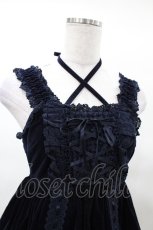 画像4: BABY,THE STARS SHINE BRIGHT / 別珍ベビードールジャンパースカート＆プリンセスドロップヘッドドレスセット Free ネイビー H-25-03-16-031-BA-OP-NS-ZH (4)