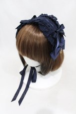 画像6: BABY,THE STARS SHINE BRIGHT / 別珍ベビードールジャンパースカート＆プリンセスドロップヘッドドレスセット Free ネイビー H-25-03-16-031-BA-OP-NS-ZH (6)