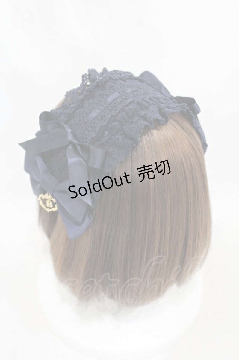 画像7: BABY,THE STARS SHINE BRIGHT / 別珍ベビードールジャンパースカート＆プリンセスドロップヘッドドレスセット Free ネイビー H-25-03-16-031-BA-OP-NS-ZH (7)