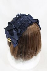 画像7: BABY,THE STARS SHINE BRIGHT / 別珍ベビードールジャンパースカート＆プリンセスドロップヘッドドレスセット Free ネイビー H-25-03-16-031-BA-OP-NS-ZH (7)