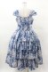 画像2: Forest Wardrobe（海外ロリータブランド） / 森林のかご3.0 花柄ワンピースセット XL ばら柄（ブルー） H-25-03-16-032-0-OP-NS-ZH (2)