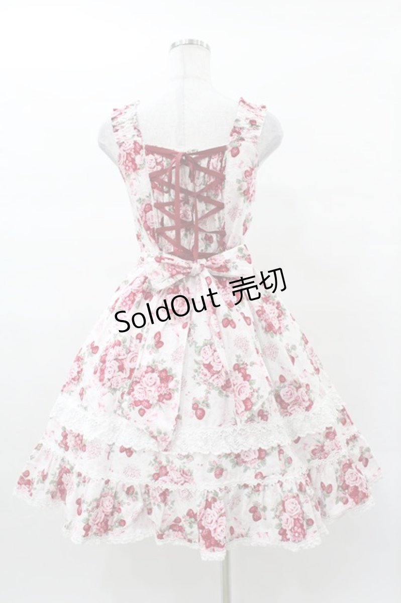 画像2: BABY,THE STARS SHINE BRIGHT / シュガーブーケ〜永遠の乙女の憧れ〜柄ジャンパースカートI Free オフ白 H-25-03-16-033-BA-OP-NS-ZH (2)