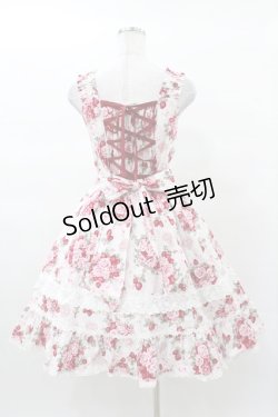 画像2: BABY,THE STARS SHINE BRIGHT / シュガーブーケ〜永遠の乙女の憧れ〜柄ジャンパースカートI Free オフ白 H-25-03-16-033-BA-OP-NS-ZH
