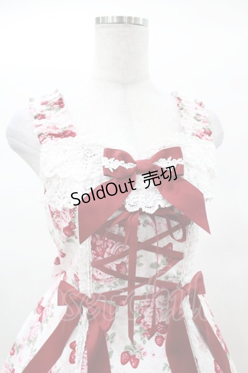 画像4: BABY,THE STARS SHINE BRIGHT / シュガーブーケ〜永遠の乙女の憧れ〜柄ジャンパースカートI Free オフ白 H-25-03-16-033-BA-OP-NS-ZH (4)