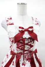 画像4: BABY,THE STARS SHINE BRIGHT / シュガーブーケ〜永遠の乙女の憧れ〜柄ジャンパースカートI Free オフ白 H-25-03-16-033-BA-OP-NS-ZH (4)