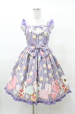 画像1: Angelic Pretty / Wonder Cookieジャンパースカート Free ブルー H-25-03-16-036-AP-OP-NS-ZH (1)