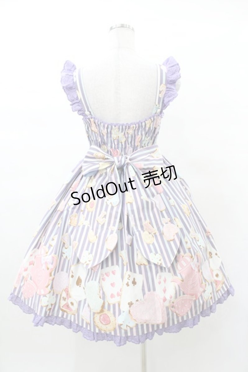 画像2: Angelic Pretty / Wonder Cookieジャンパースカート Free ブルー H-25-03-16-036-AP-OP-NS-ZH (2)