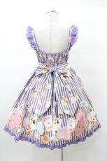 画像2: Angelic Pretty / Wonder Cookieジャンパースカート Free ブルー H-25-03-16-036-AP-OP-NS-ZH (2)