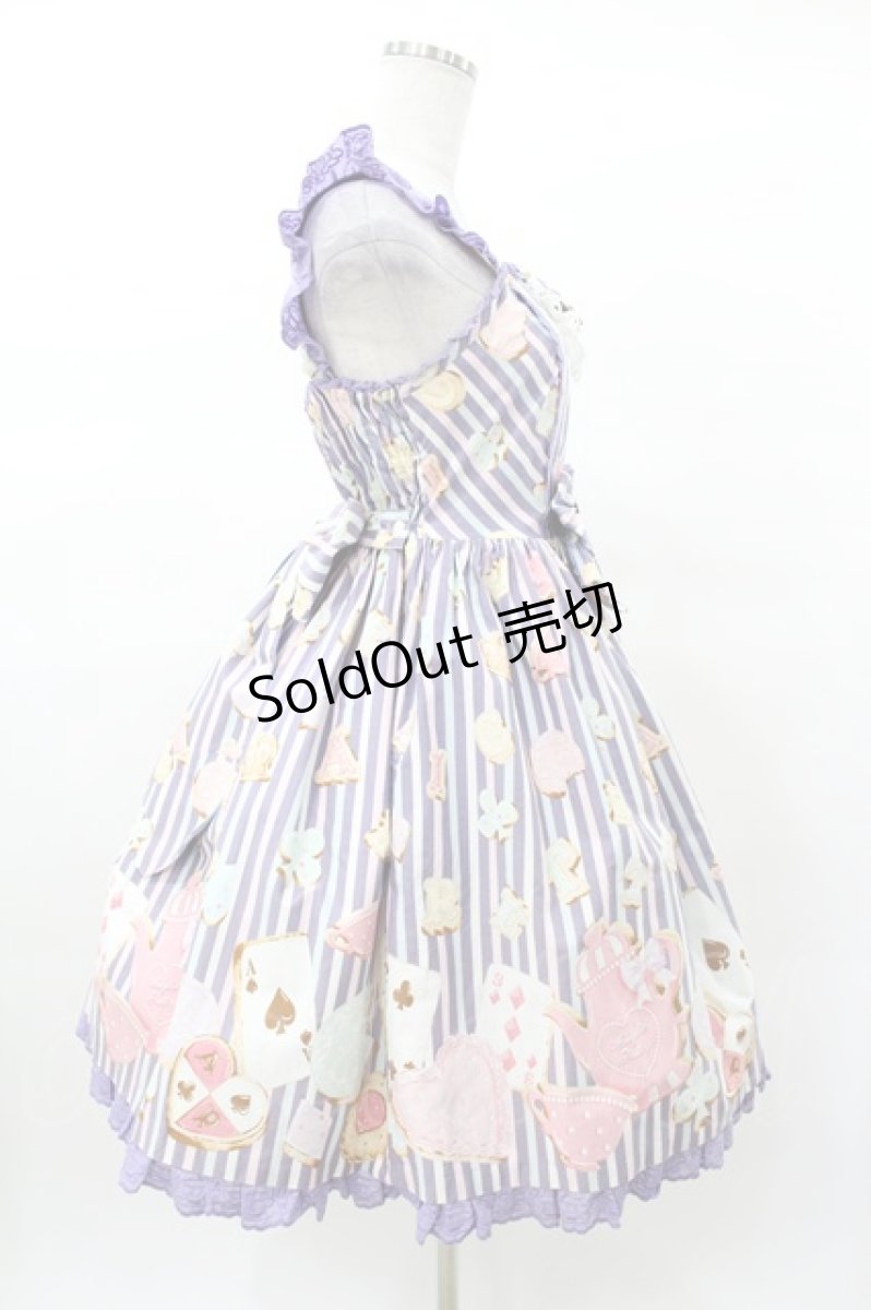 画像3: Angelic Pretty / Wonder Cookieジャンパースカート Free ブルー H-25-03-16-036-AP-OP-NS-ZH (3)