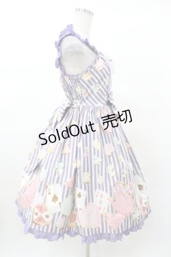 画像3: Angelic Pretty / Wonder Cookieジャンパースカート Free ブルー H-25-03-16-036-AP-OP-NS-ZH