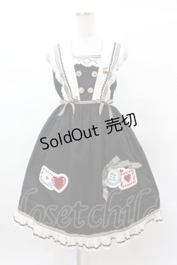 画像1: BABY,THE STARS SHINE BRIGHT / Love and Cherish youジャンパースカート Free ブラック H-25-03-16-038-BA-OP-NS-ZH