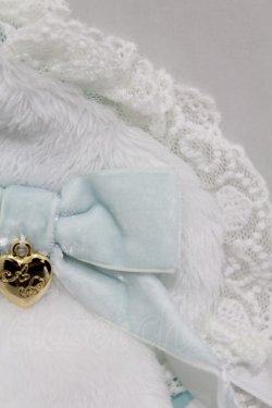 画像3: Angelic Pretty / ロップイヤーBunnyヘッドドレス（2019年）  シロ/サックス H-25-03-16-005-AP-AC-NS-ZH