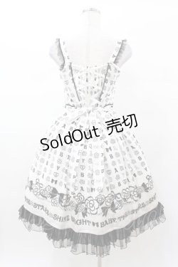 画像2: BABY,THE STARS SHINE BRIGHT / Petite Cherie Camelia Coffret柄リボンジャンパースカート Free オフ H-25-03-16-039-BA-OP-NS-ZH