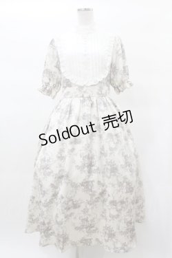 画像1: m petit by misako / トワルドジュイワンピース M オフ H-25-03-16-043-LO-OP-NS-ZH