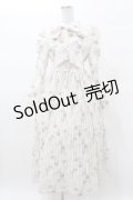 An MILLE / オリジナルFlowerワンピース Free オフホワイトブラック H-25-03-16-044-EL-OP-NS-ZH