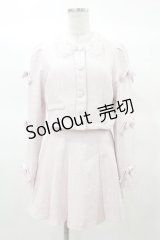 evelyn / リボンジャケットセット Free ピンク H-25-03-16-054-LO-OP-NS-ZH