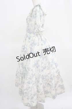 画像2: m petit by misako / トワルドジュイOPハンソデ M オフ/ブルー H-25-03-16-1024-LO-OP-NS-ZH